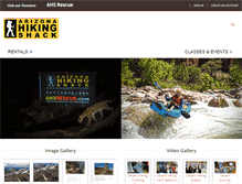 Tablet Screenshot of hikingshack.com